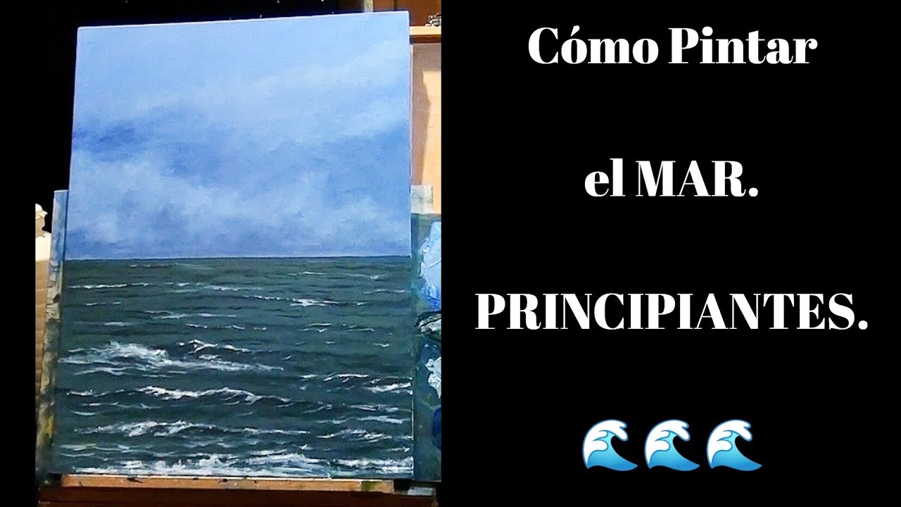 Como Pintar el MAR. Método INFALIBLE!!! | Pintar con Francis