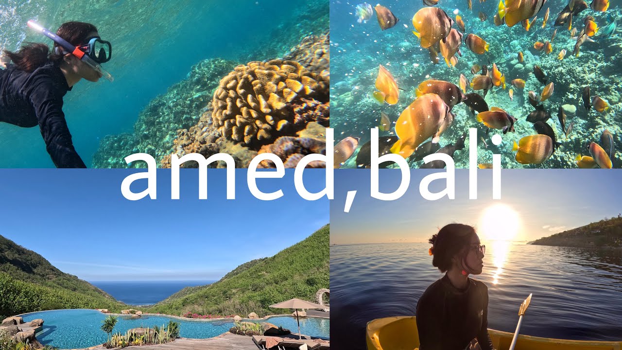 AMED, BALI VLOG: Snorkeling di Coral Garden, Naik Canoe Untuk Sunrise, Slow Living