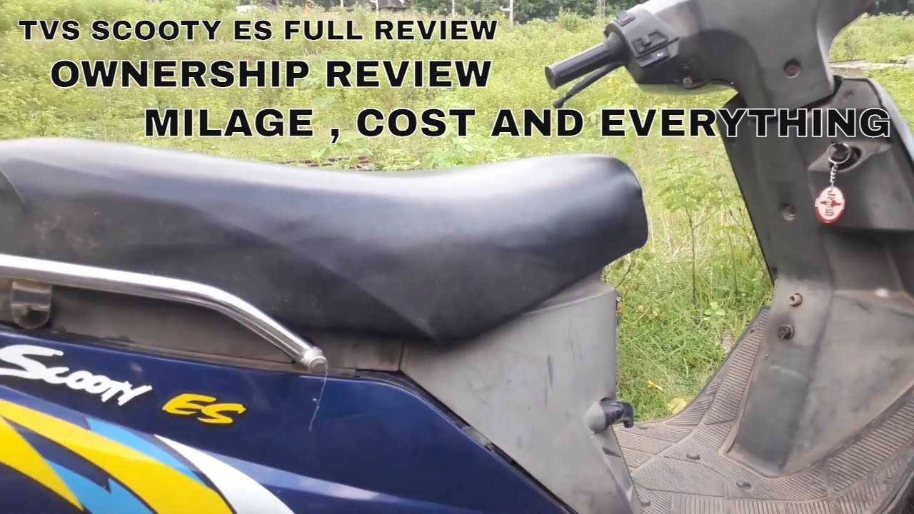 16 year old TVS Scooty Es ownerShip Review || Milage , cost everything about Scooty Es .