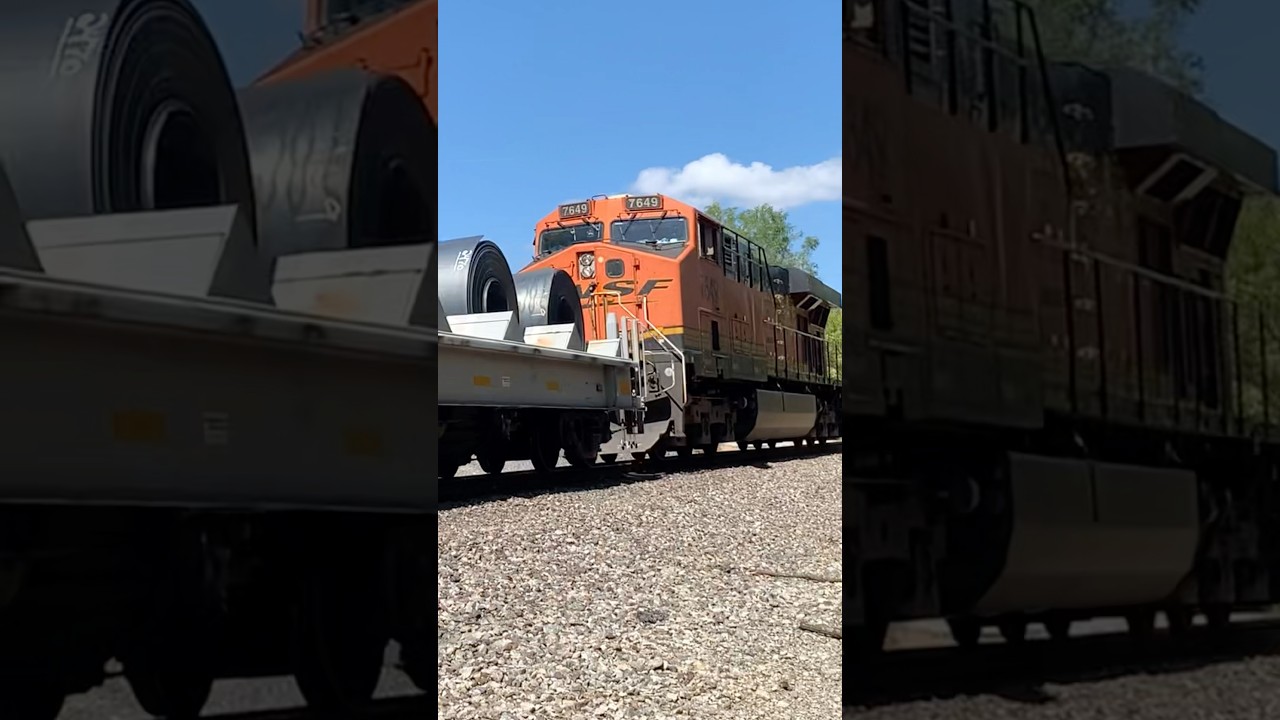 Is This Cool?  Locomotive Shoving Steel Coils Train In Kentucky In Daylight.  Nocturnal Train On NS