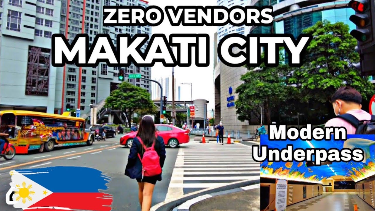 Lovely View of Ayala Ave, Makati City | Modern Underpass | Walking Tour Philippines