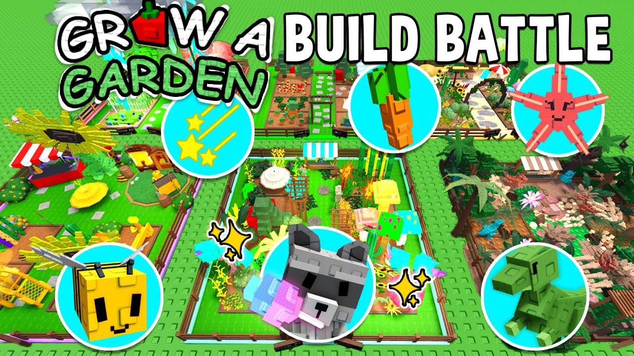 MEGA Grow a Garden Build-Off CHALLENGE!