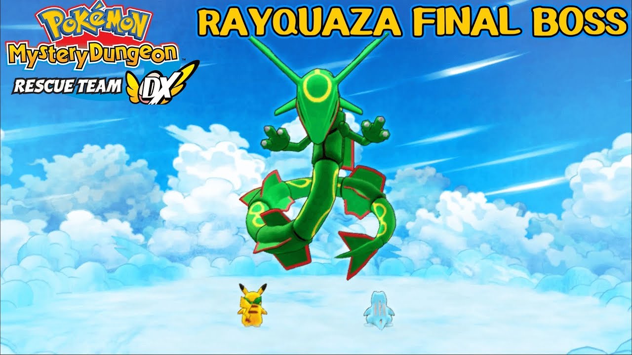 Rayquaza Final Boss - Pokémon Mystery Dungeon: Rescue Team DX