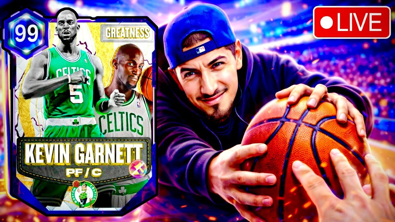 GRINDING UNTIL I FINALLY GET 99 OVR DARK MATTER KEVIN GARNETT! | NBA 2K26 LIVE
