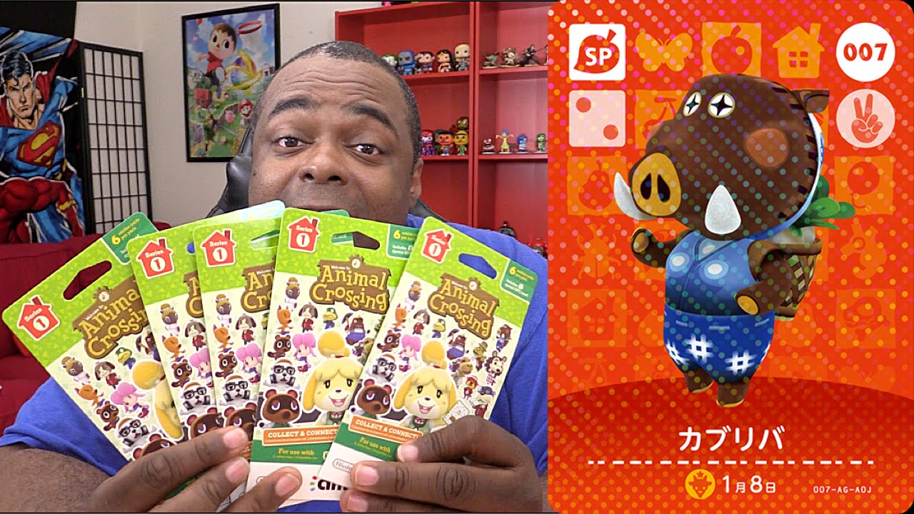 AMIIBO CARDS BLIND UNPACKING #4: Animal Crossing: Happy Home Designer (Series 1)