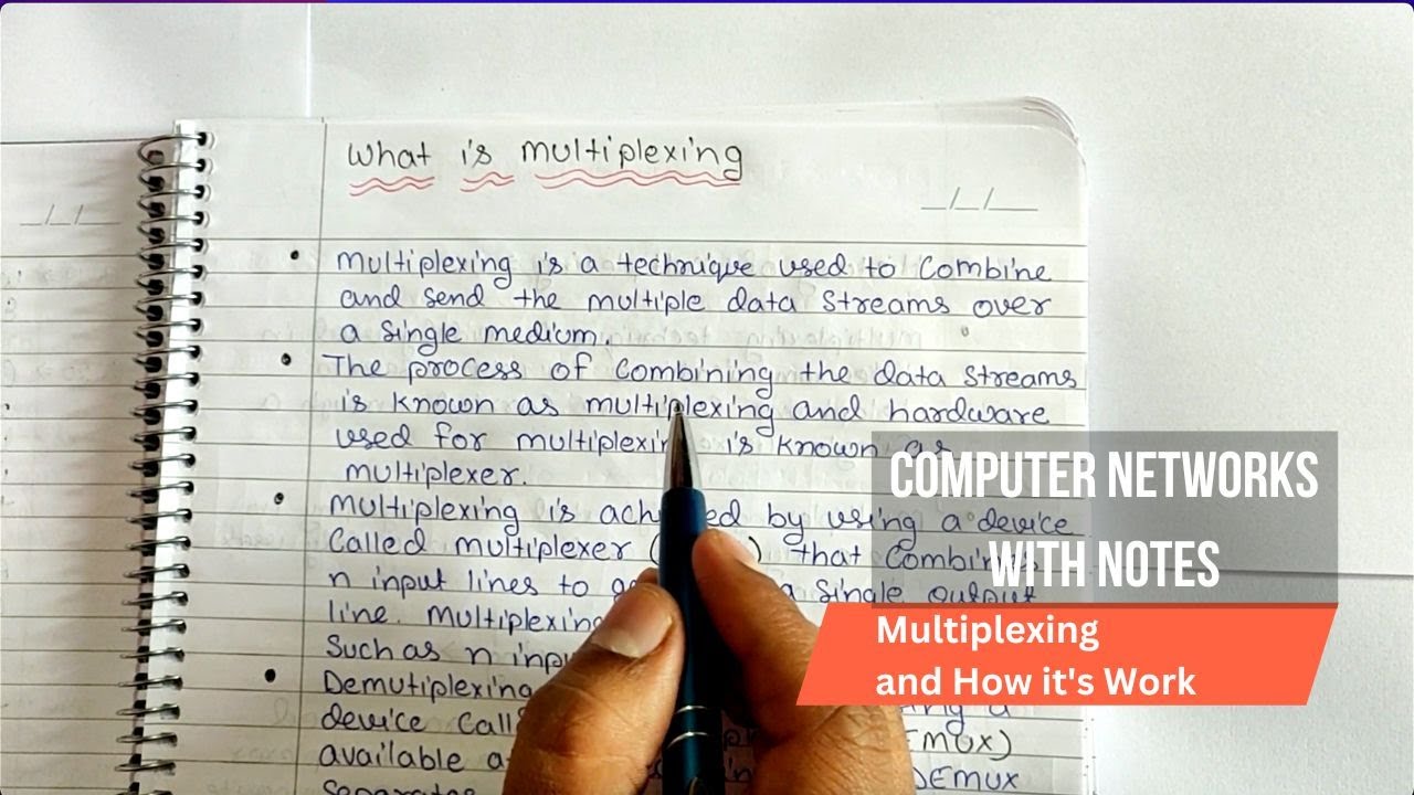 Lec 28 - What is multiplexing and how does it work? Computer networks Tutorials in Hindi