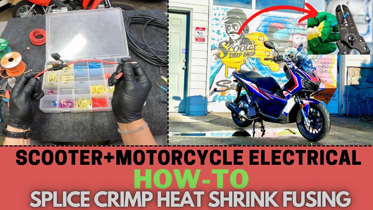 Scooter moped electrical DIY how-to's custom builds wiring
