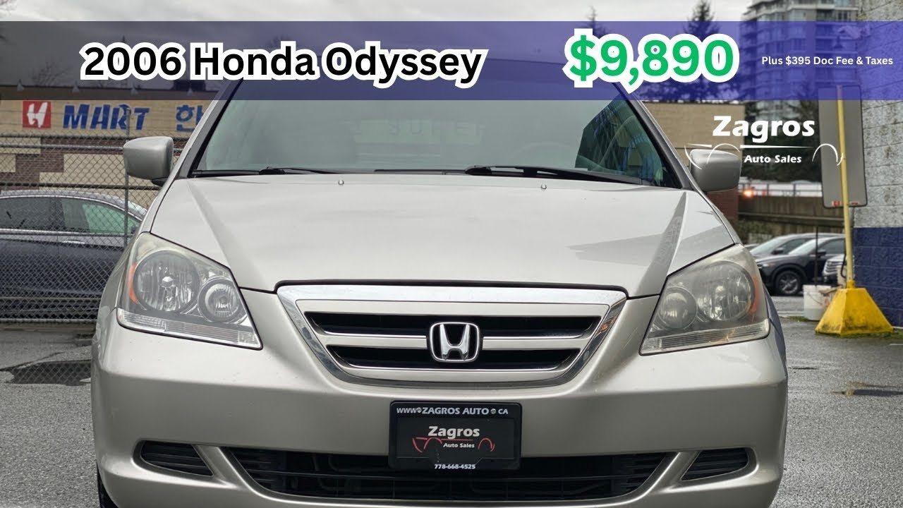 2006 Honda Odyssey | 8 Passenger Minivan | Clean & Inspected | Coquitlam BC