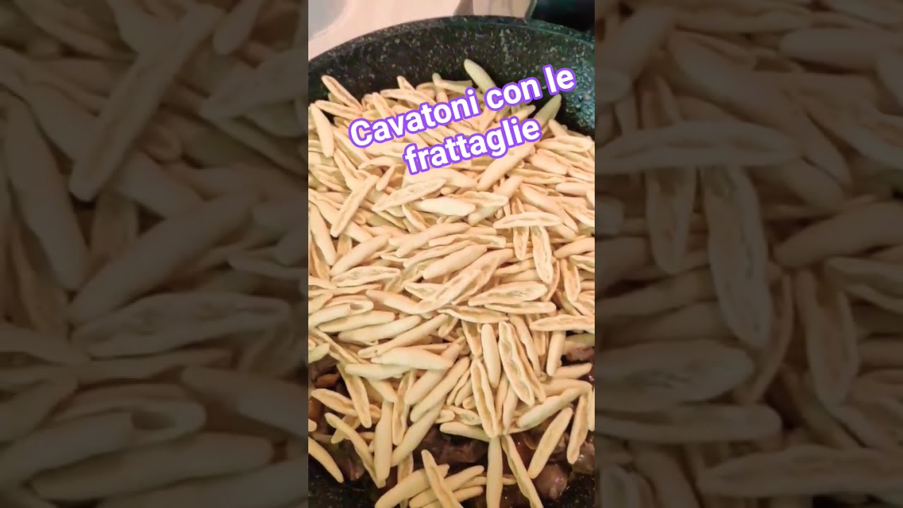 cavatoni con le frattaglie 