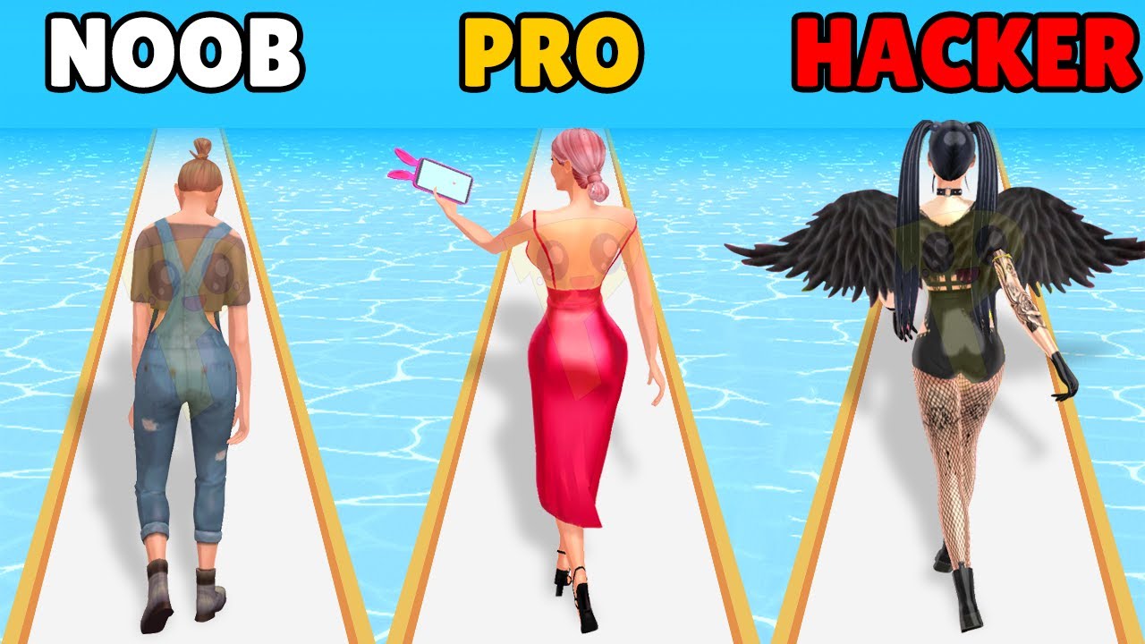 NOOB vs PRO vs HACKER in Streamer Rush