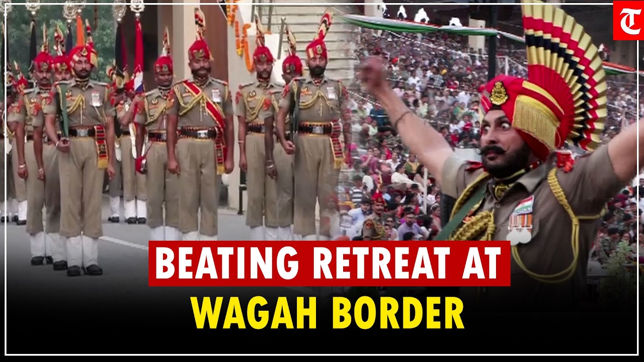 Attari-Wagah Border Hosts Beating Retreat Ceremony on India&rsquo;s 80th Independence Day