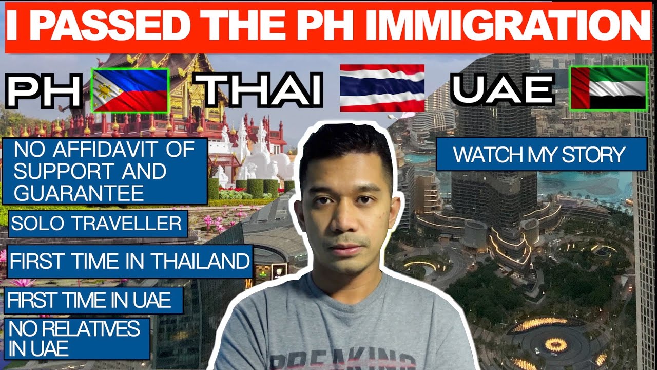 CROSS COUNTRY | 🇵🇭PH TO 🇹🇭 THAILAND TO 🇦🇪UAE AS A TOURIST | IWAS OFFLOAD DOCUMENTS | 🇵🇭 IMMIG EXP