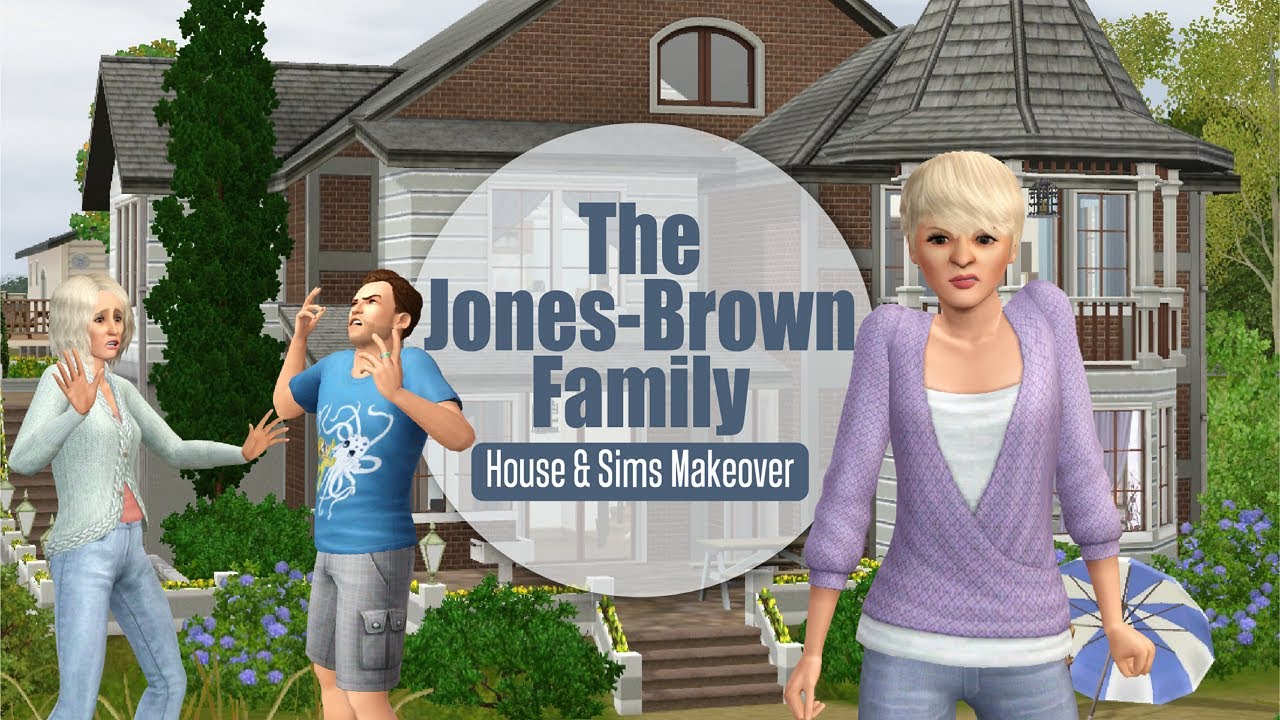 Sims 3 Twinbrook Renovation: The Jones-Brown Family – DOWNLOAD LOT, No CC