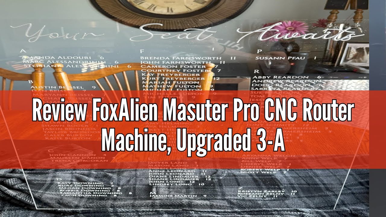 Review FoxAlien Masuter Pro CNC Router Machine, Upgraded 3-Axis Engraving All-Metal Milling Machine