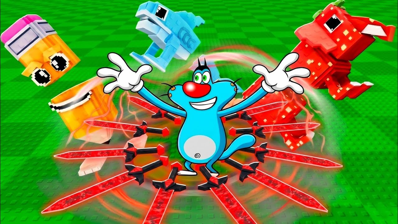 Roblox BRAINROT SWORD BATTLE! Oggy vs Brainrots