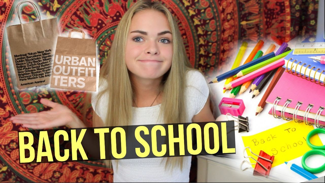 BACK TO SCHOOL HAUL// clothing&supplies (Brandy Melville, UO, American Apparel+more)