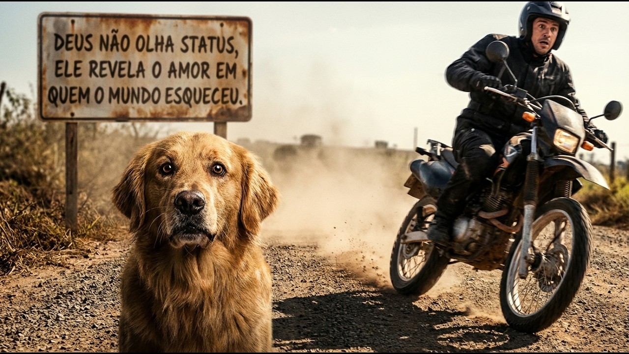 A mãe cadela implorava por ajuda… seu filhote estava preso e sozinho