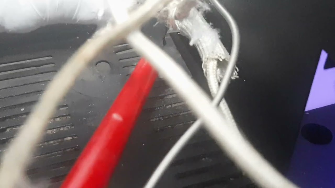 Reparación maquina de humo con termocupla.