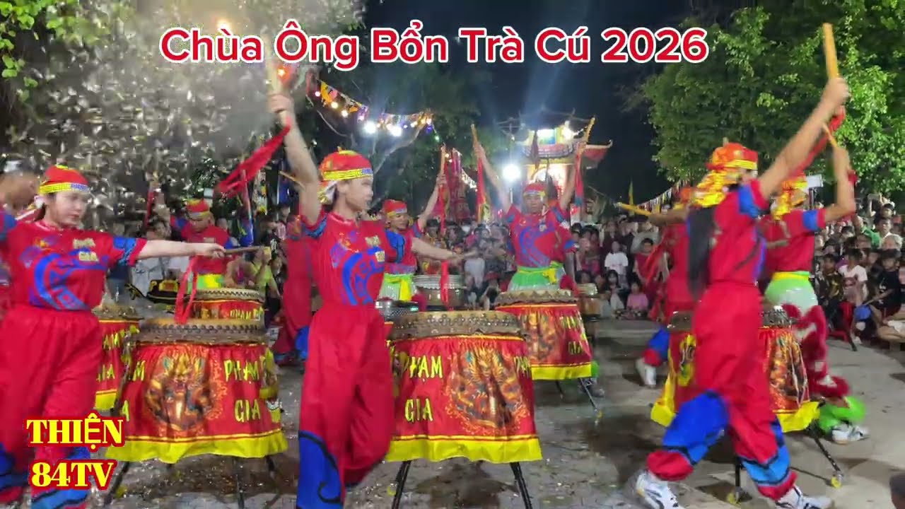Trống Hội tại Chùa Ông Bổn Trà Cú 2026 II Thiện 84tv 