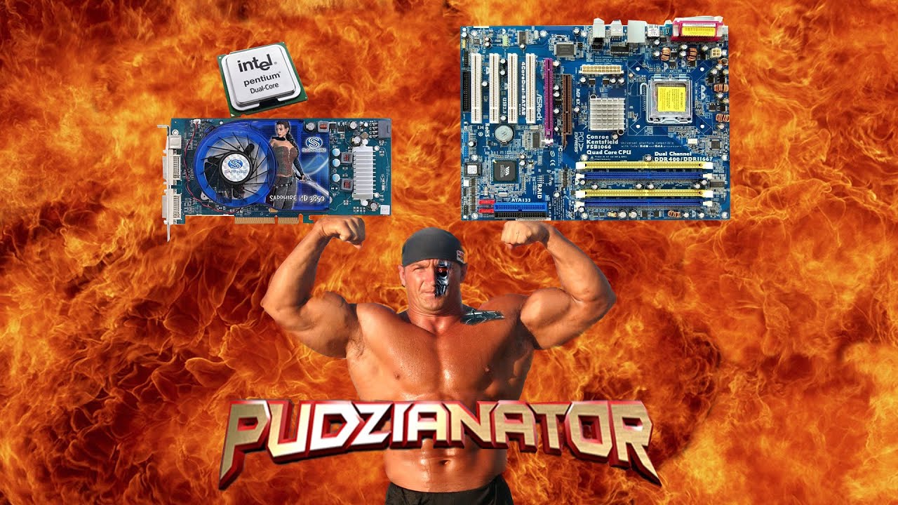 Pudzianator czyli Radeon HD3850 + Asrock 4CoreDual-SATA2 + intel pentium dual-core E5700