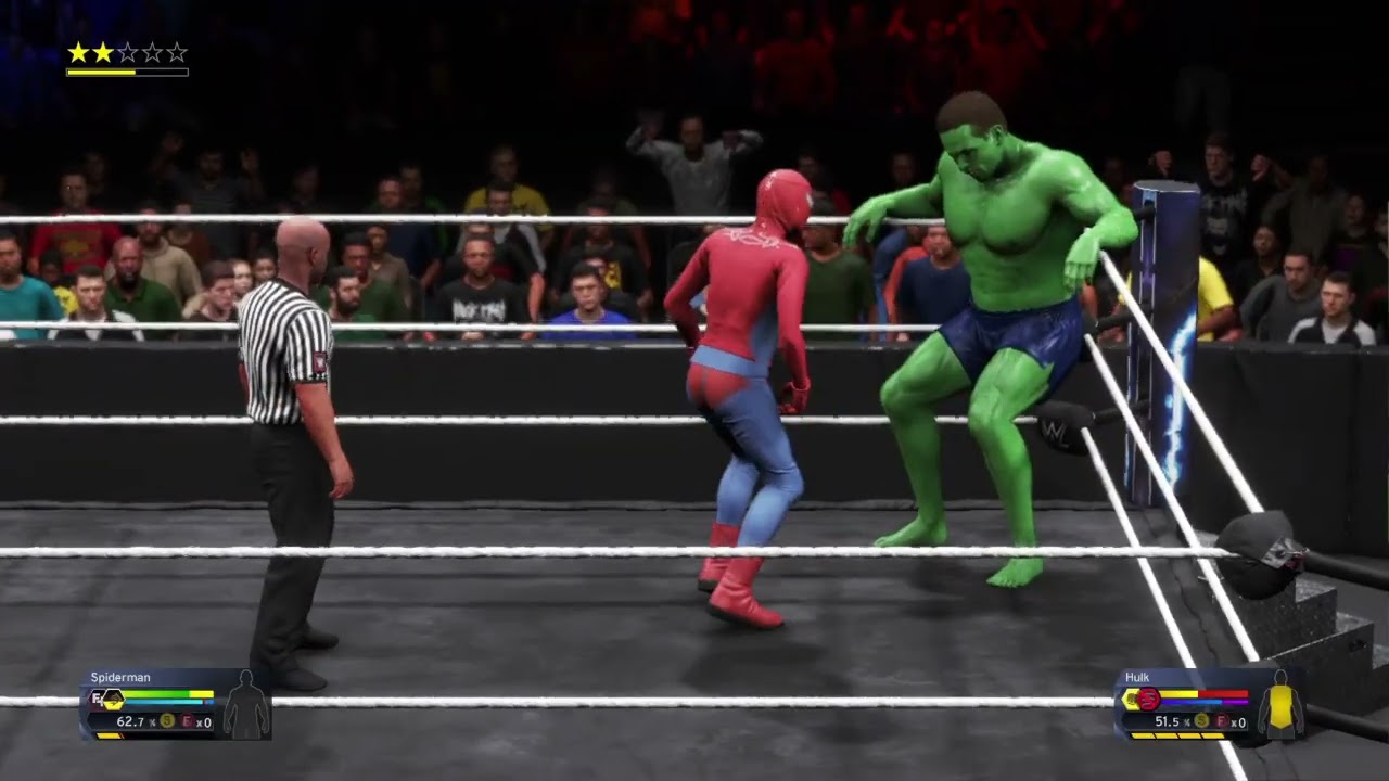 WWE 2K20　Spiderman vs. Hulk