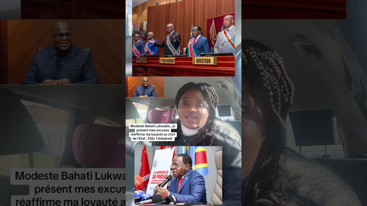 Urgent : Bahati Lukwebo demande pardon réaffirme sa loyauté au chef de L’Etat 