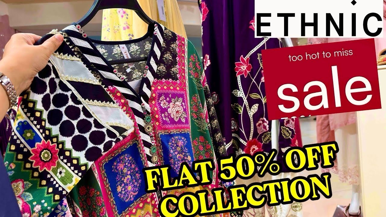 Ethnic Flat 50% OFF Collection 😍Ethnic 3pcs in 50%Sale❤️Ethnic Pret Sale 2026