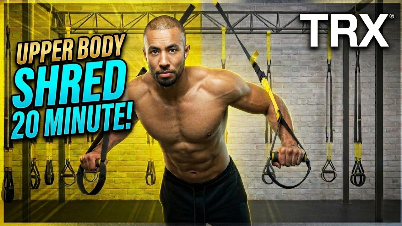TRX 25 min (verkhnyaya chast' tela) trenirovka | Narashchivayte myshtsy s pomoshch'yu trenazhera TRX
