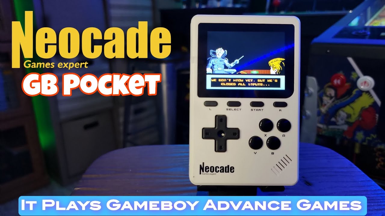The Neocade GB Pocket - It Plays Gameboy Advance Cartridges 