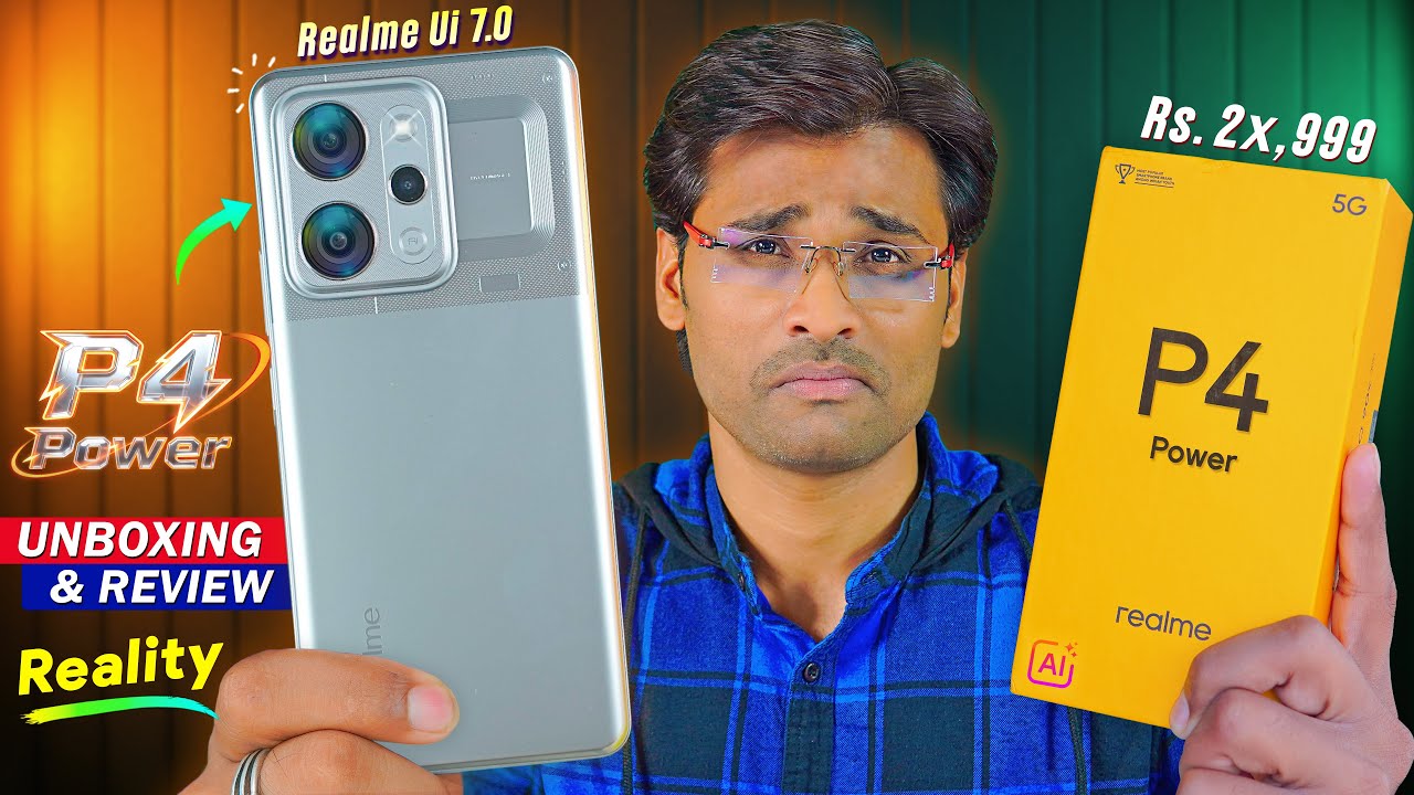 Realme P4 Power 5g Unboxing & Review | Bgmi Test, Camera Test | Realme Ui 7.0 Features