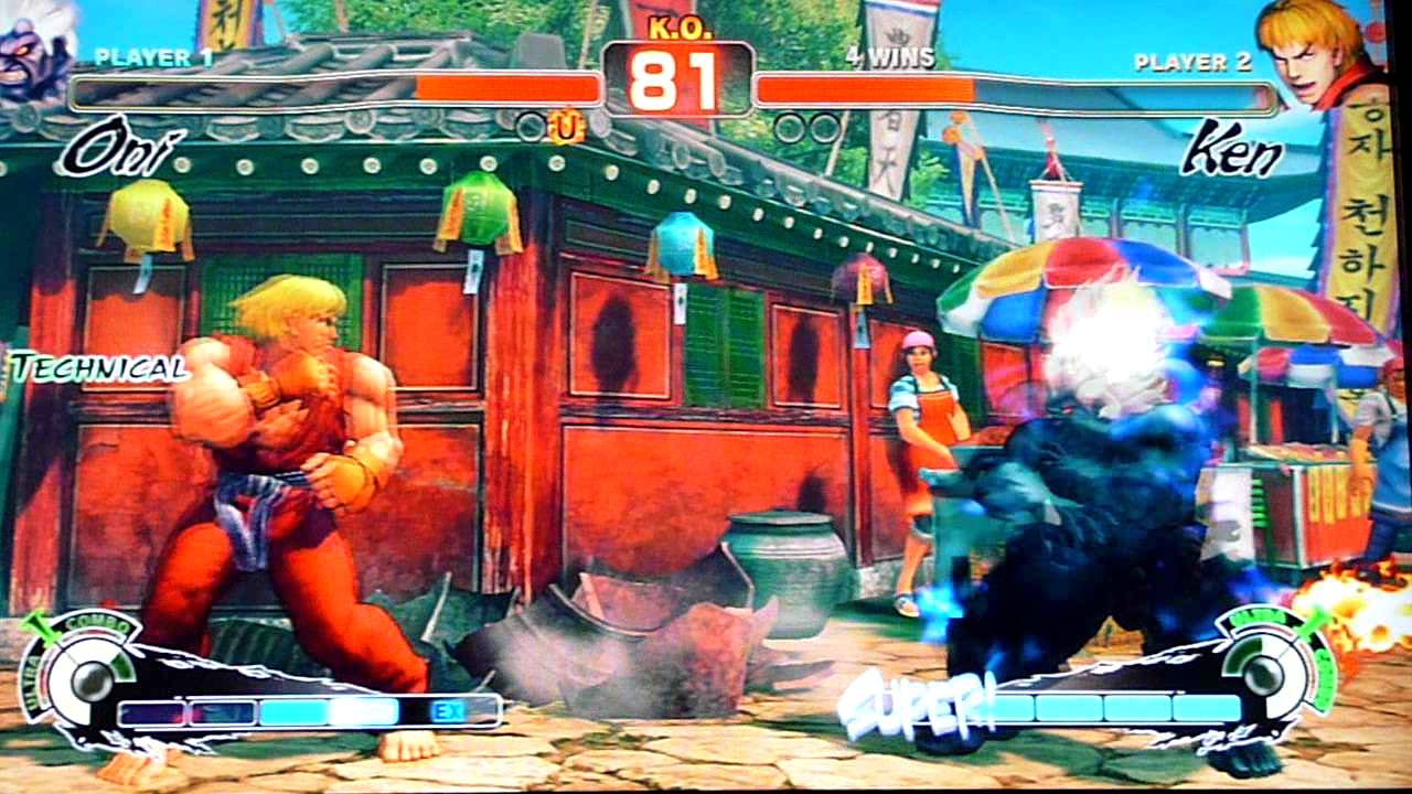 Oni Akuma vs Ken Match 1