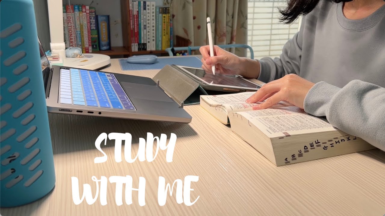 STUDY WITH ME in the afternoon, white noise | 2025.12.22 (Mon.)