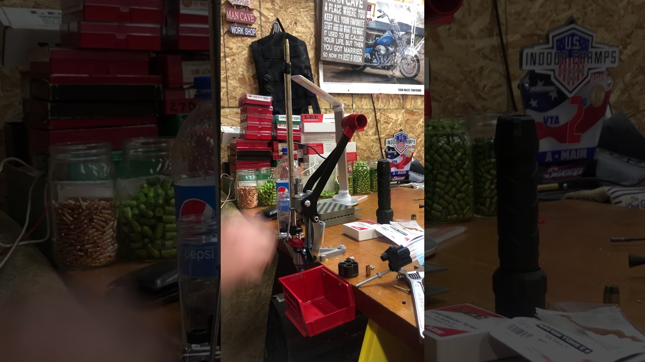 Resizing and removing primer, app press 9mm cases