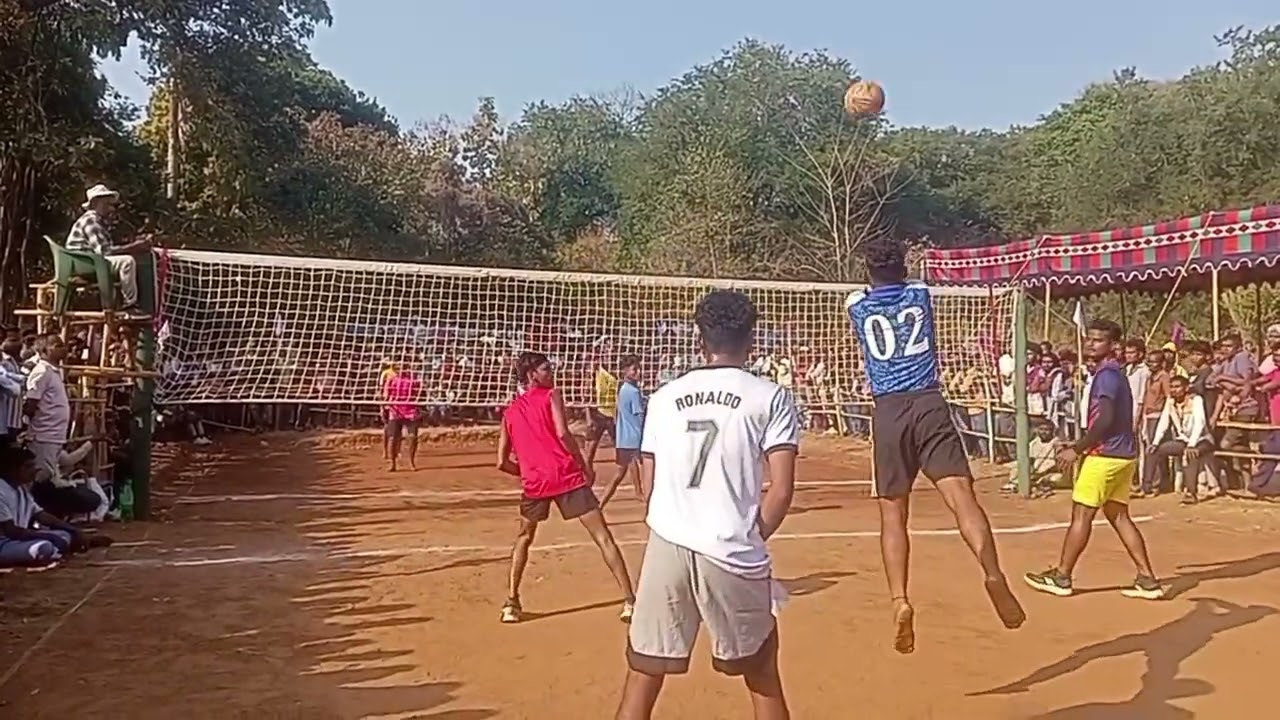 Vollyball king bipin double hand & rabbit power full short!!
