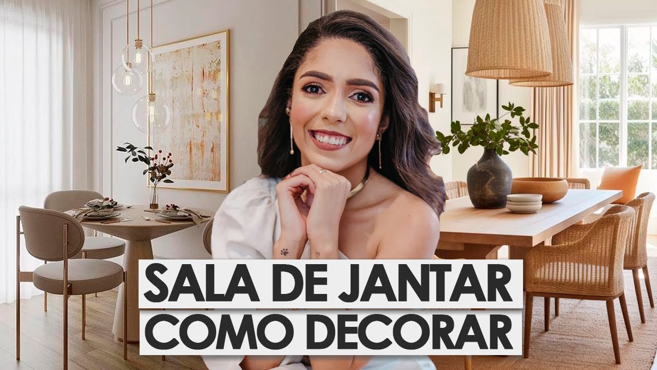 COMO DECORAR A SALA DE JANTAR