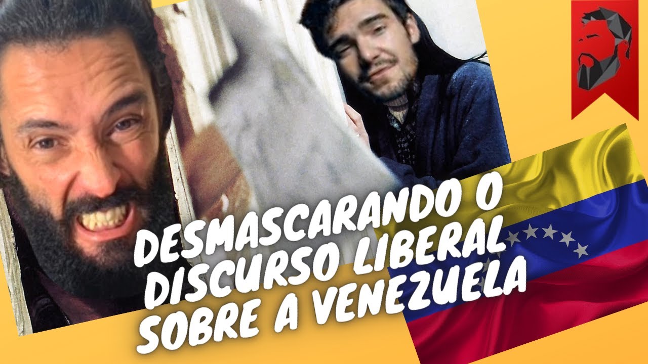 REAGINDO AO JOVEM DE NEGÓCIOS FALANDO SOBRE A VENEZUELA