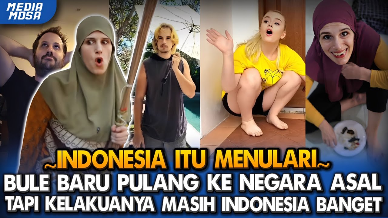 Kocak‼️ Kebiasaan Indonesia Para Bule yang Kebawa Sampai Negara Asal