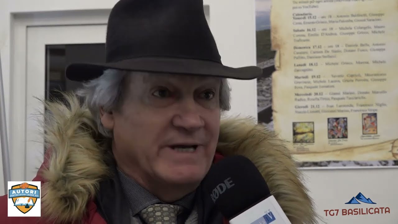 TG7 Basilicata Rionero. Emilio D'Andrea - autore, alla Terza Rassegna di Arte Contemporanea