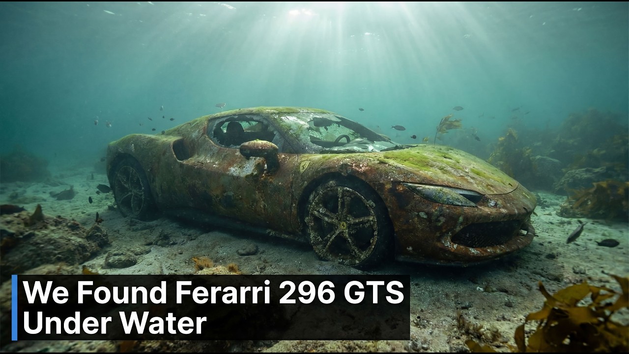 ASMR Car Restoration | We Found a Ferrari 296 GTS Under Water 😱 | Watch Full Rebuild Process