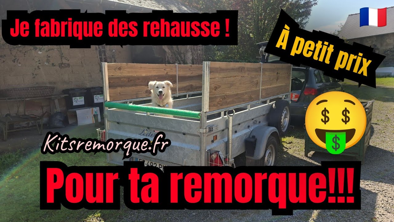 JE FABRIQUE DES RIDELLES POUR  TA REMORQUE !   Kitsremorque.fr 