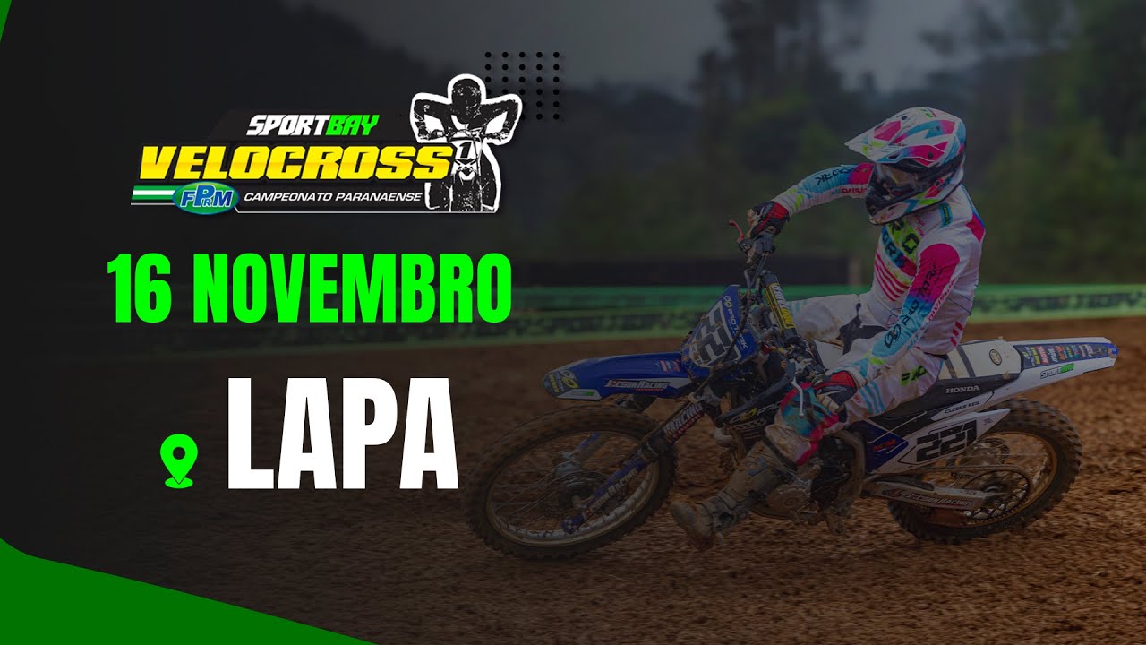 🟢(AO VIVO) SPORTBAY CAMPEONATO PARANAENSE DE VELOCROSS - LAPA - DOMINGO 16/11
