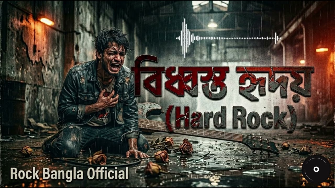 বিধ্বস্ত হৃদয় - Bidhwasta Hridoy | Bangla Hard Rock Song 2026 | Rock Bangla Official