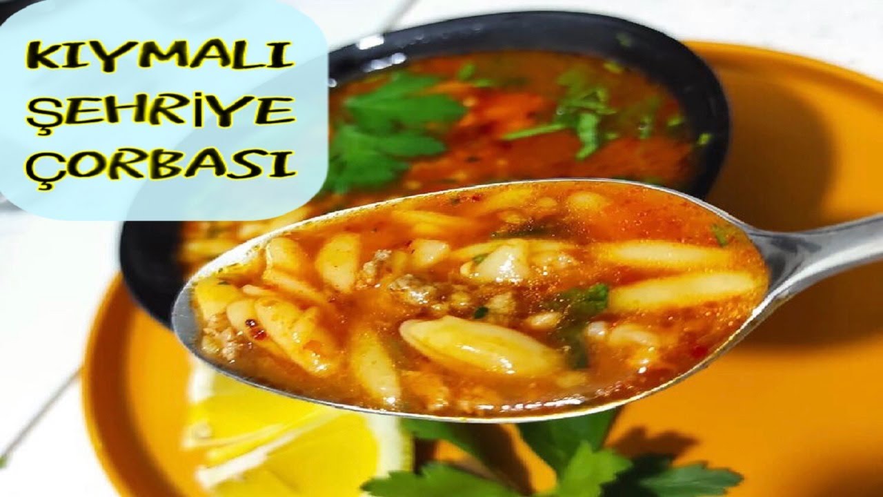 Kıymalı Arpa Şehriye Çorbası Tarifi / EN PRATİK ŞEHRİYE ÇORBASI TARİFİ