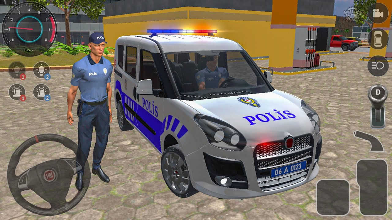 Fiat Doblo Türk Polis Arabası Sürüş Oyunu - Polis Oyunu 2025 #16 - Android GamePlay
