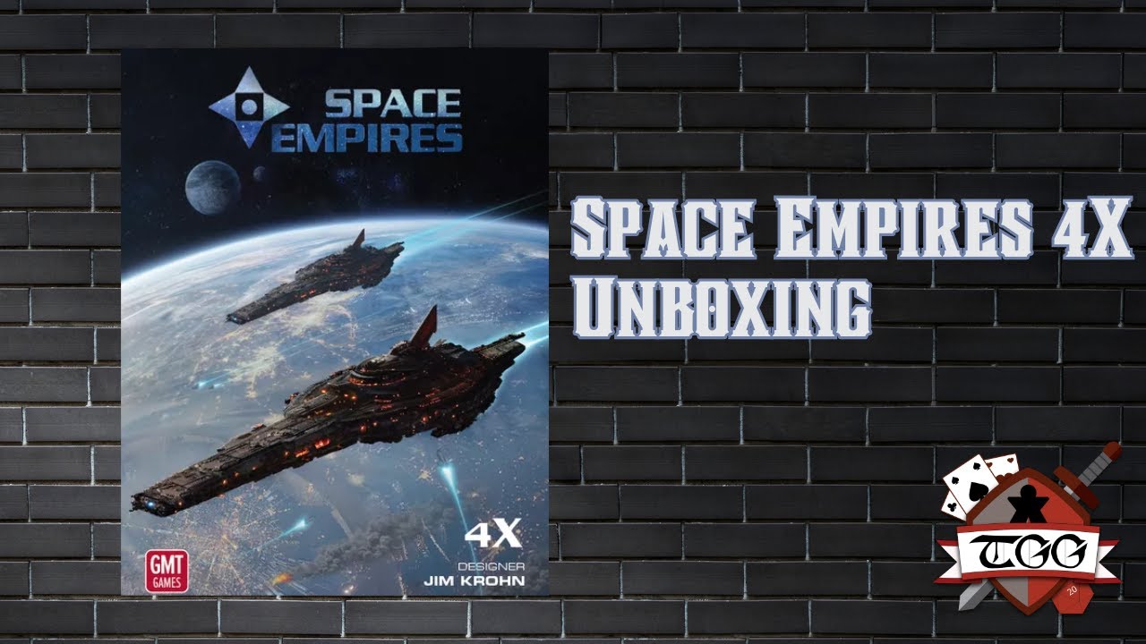 Распаковка настольной игры Space Empires 4X | Компоненты, карты и первый взгляд