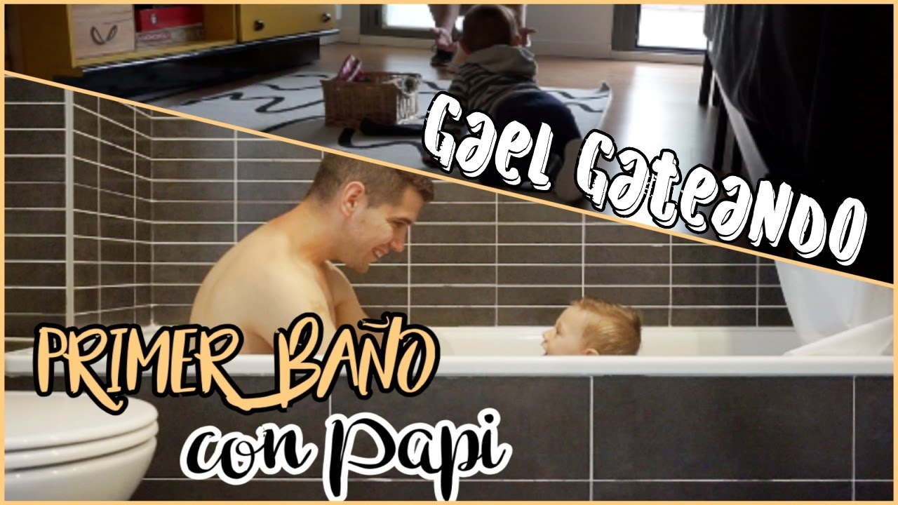 El momento mas tierno entre padre e hijo😍 + Gael aprende a Gatear ∞ Vlog Happy Ohana