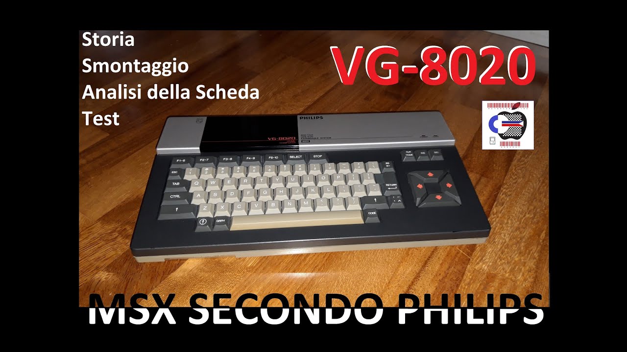 PHILIPS VG-8020 Part.1 STORIA ANALISI SCHEDA TEST #philips8020 #msx #retrocomputing #retrocomputer