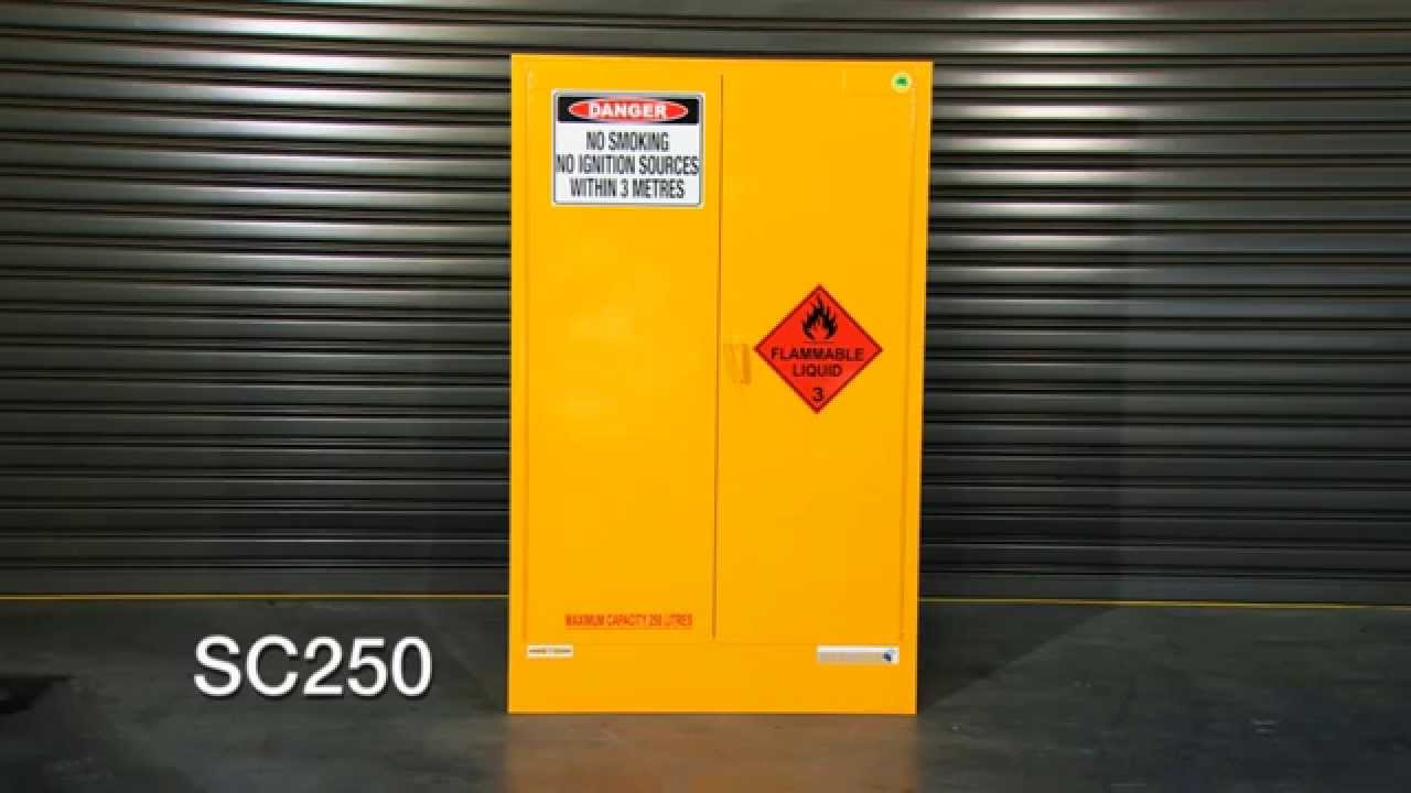 250L Flammable Liquid Storage Cabinet: SC250