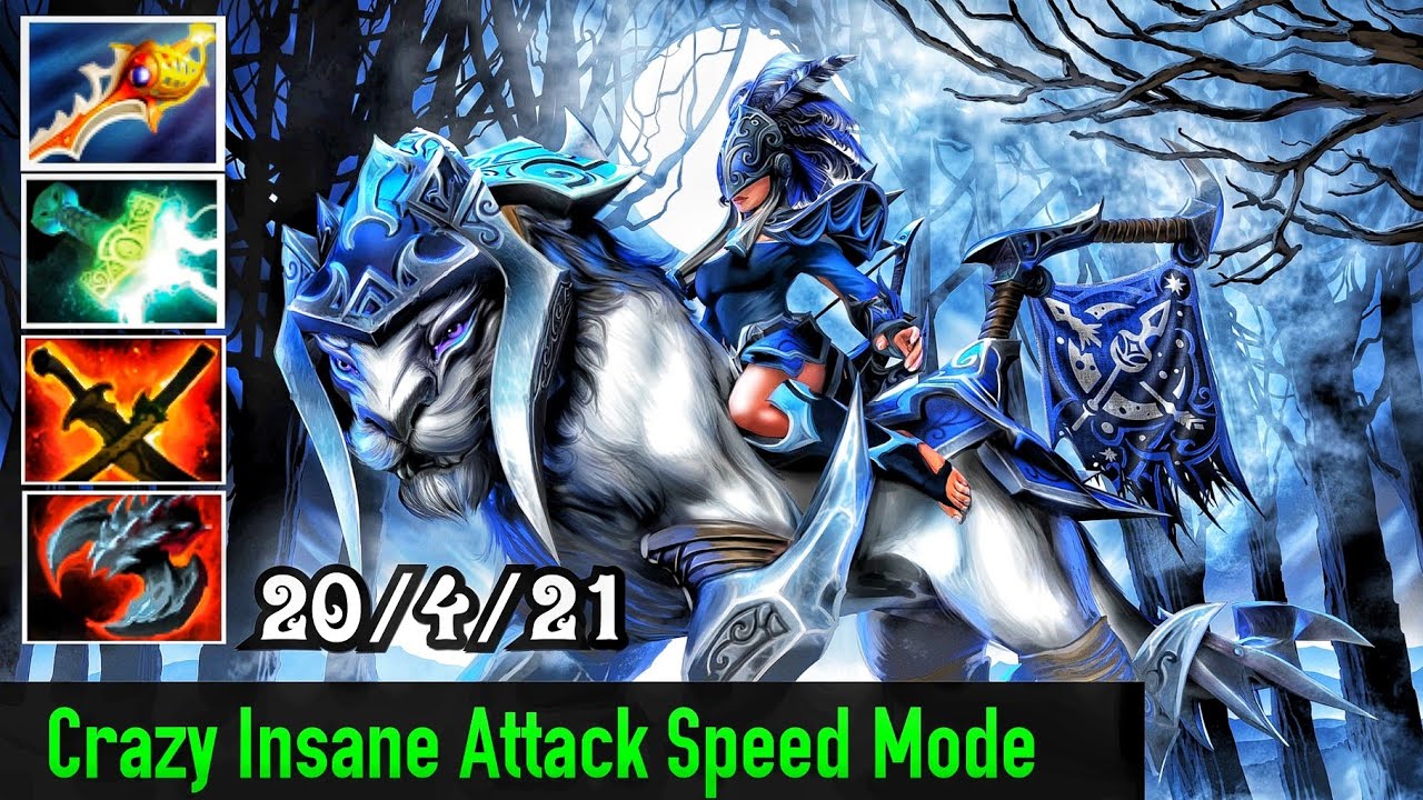 Mirana MidLane - Crazy Insane Attack Speed Mid Carry 20Kills 7.21d Dota 2