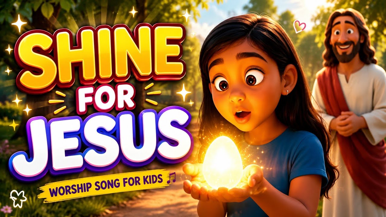 Shine Your Light For Jesus | New Christian Song For Kids | Fun Bible Worship & Joyful Praise